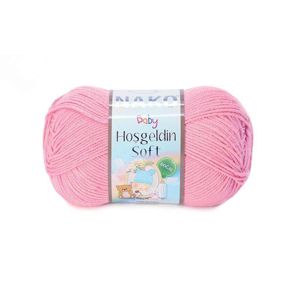 Nako Baby Hosgeldin Soft Yarn - Barbie Pink 2244