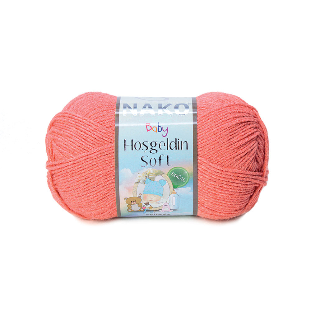Nako Baby Hosgeldin Soft Yarn - Light Coral 3655