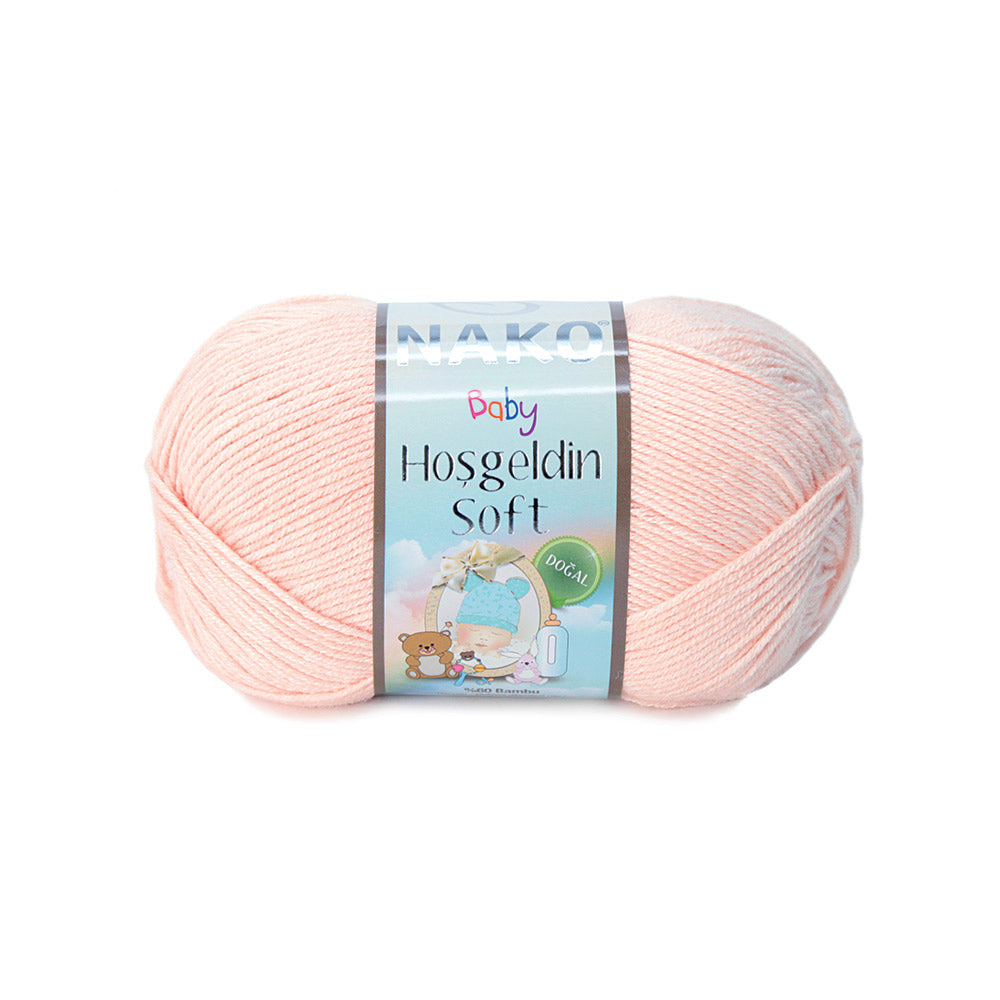 Nako Baby Hosgeldin Soft Yarn - Soft Light Melon 99