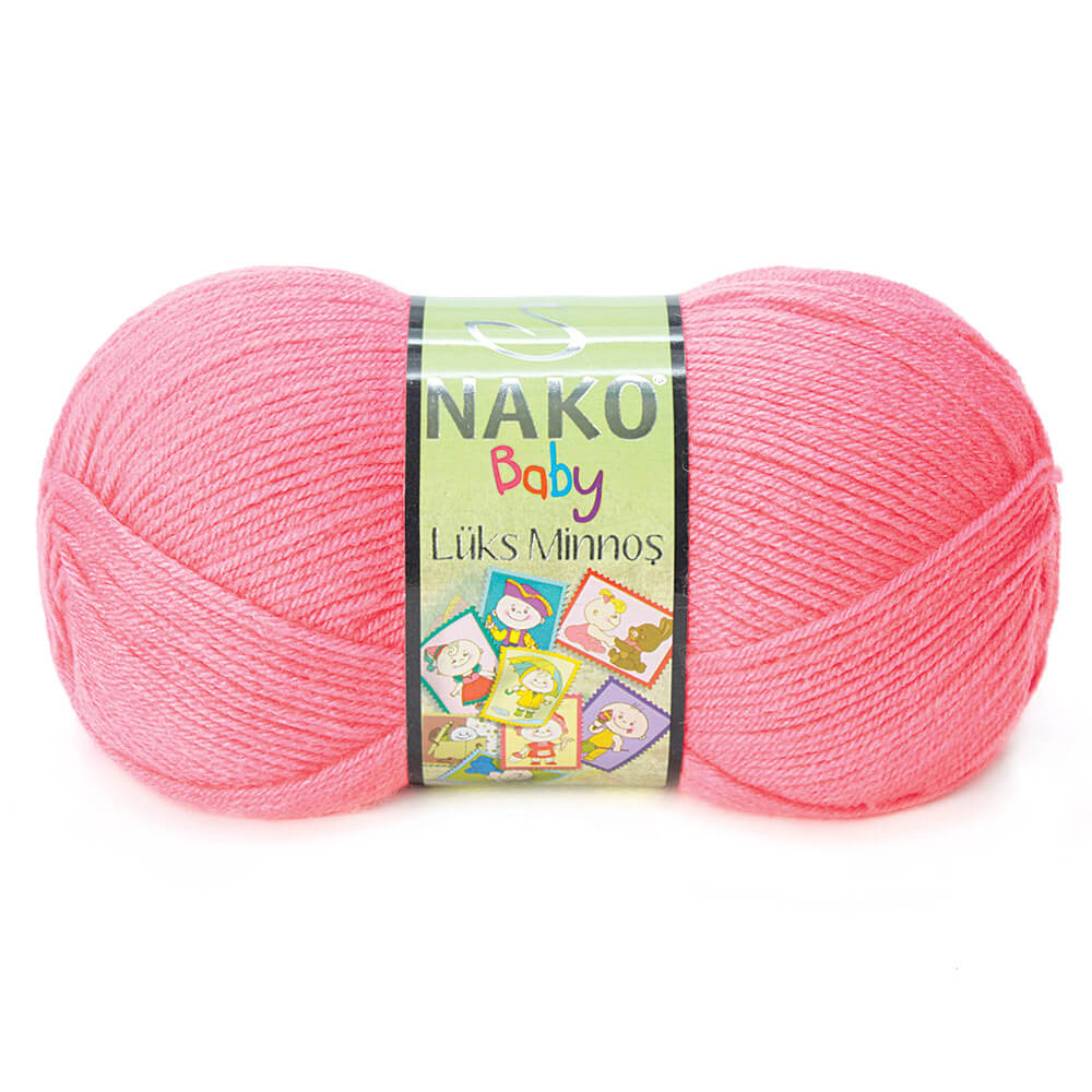 Nako Luks Minnos Yarn - Rose Pink 236