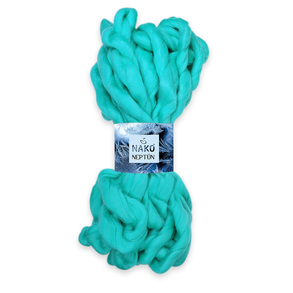 Nako Neptun Finger Knitting Yarn - Green 12982