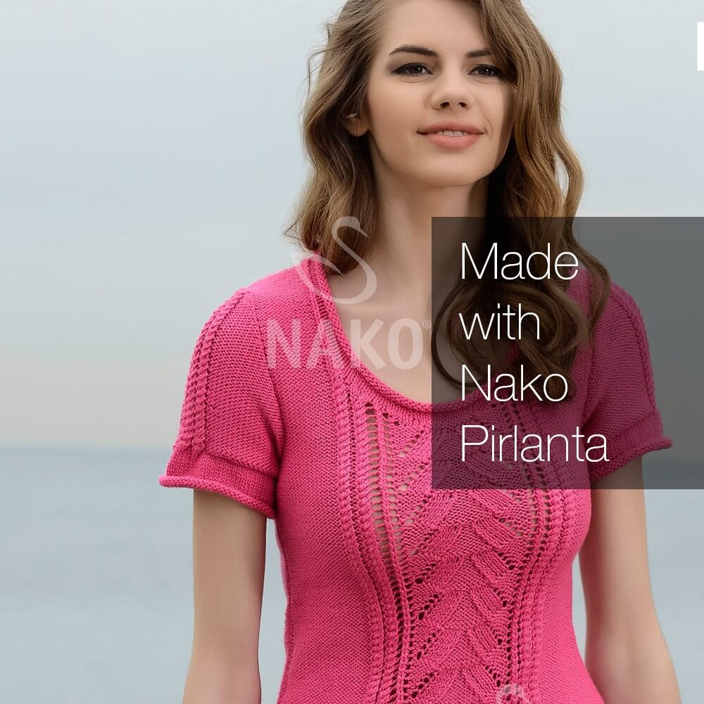 Nako Pirlanta Yarn - Peach 12991