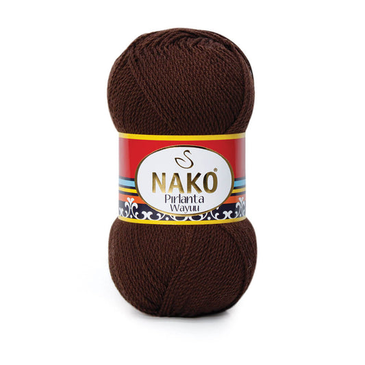 Nako Pirlanta Wayuu Yarn - Brown 3303