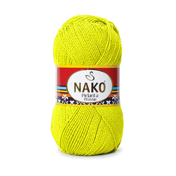 Nako Pirlanta Wayuu Yarn - Green 10150