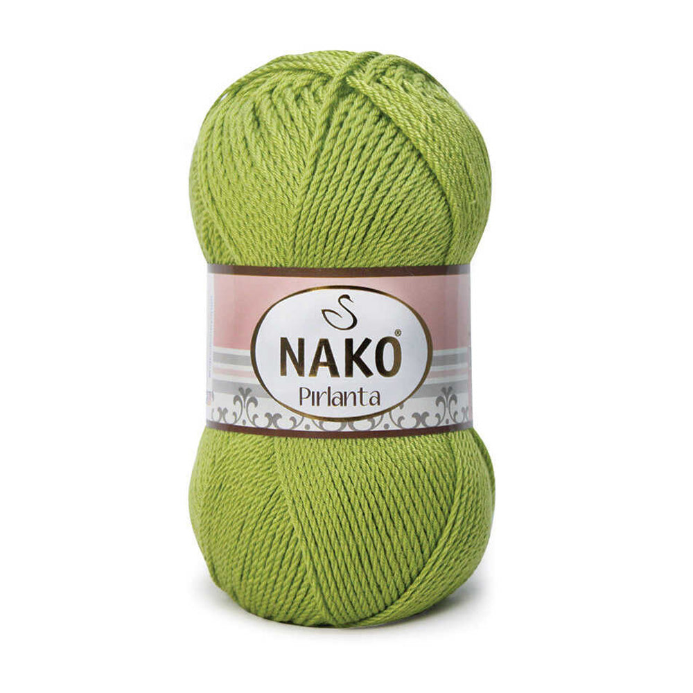 Nako Pirlanta Yarn - Pistachio Green 3330