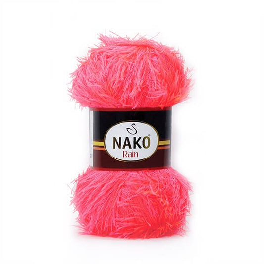 Nako Rain Yarn - Coral Red 3165