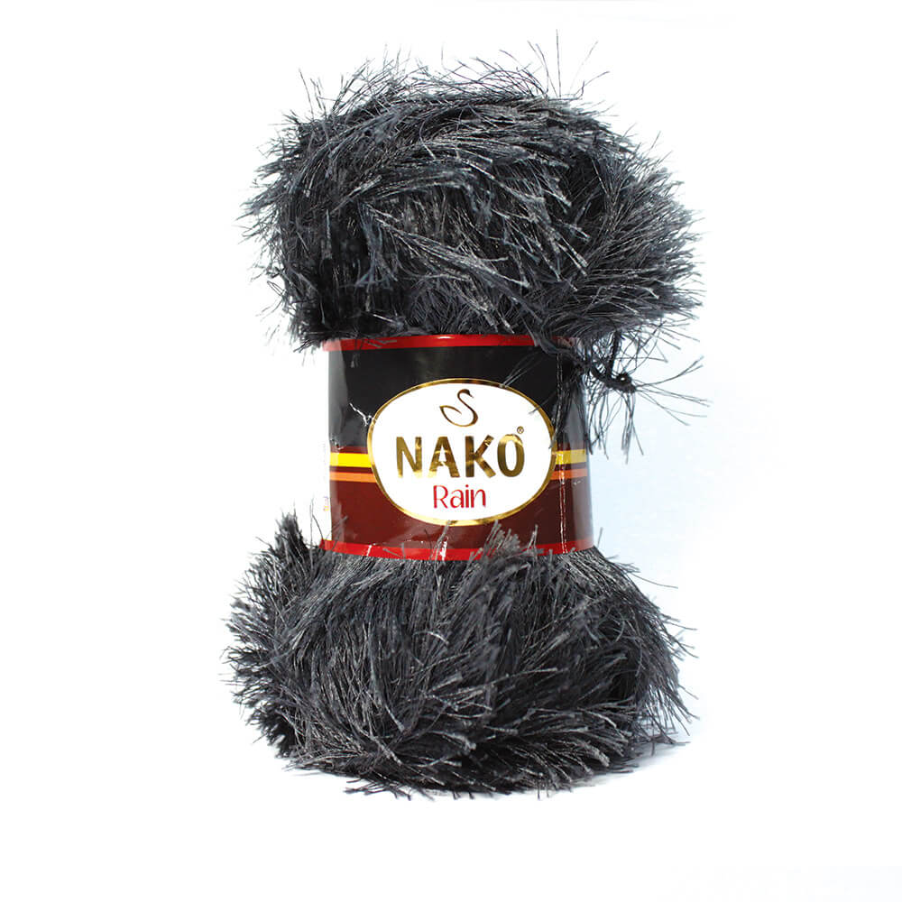 Nako Rain Yarn - Dark Grey 1193