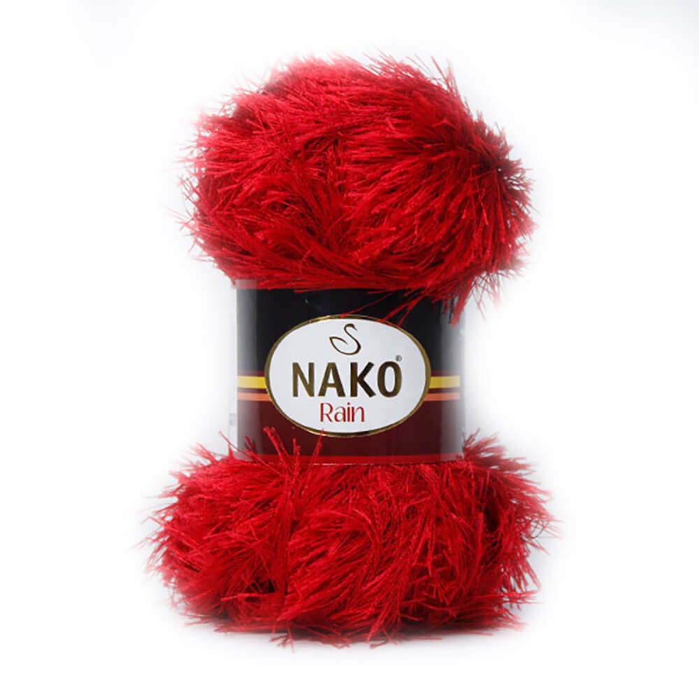 Nako Rain Yarn - Red 3163