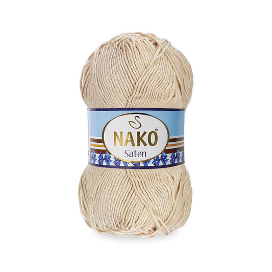Nako Saten Yarn - Beige Powder 2250