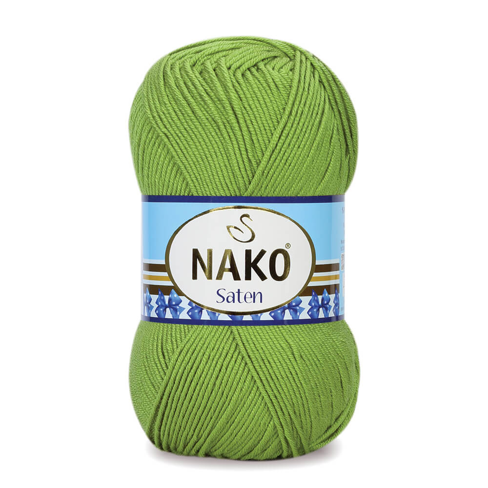 Nako Saten Yarn - Pistachio Green 3330