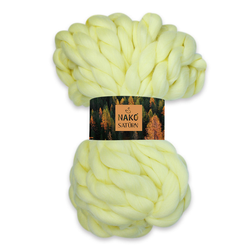 Nako Saturn Arm Knitting Yarn - Yellow 12977