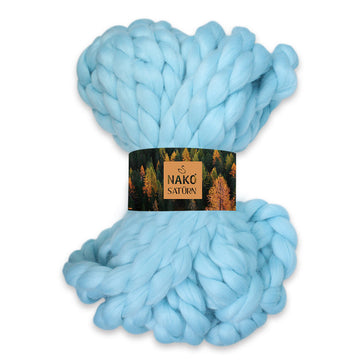 Nako Saturn Arm Knitting Yarn - Blue 12979