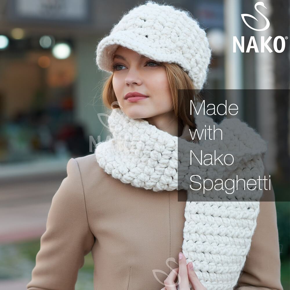 Nako Spaghetti Thick Chunky Yarn - Green 10483