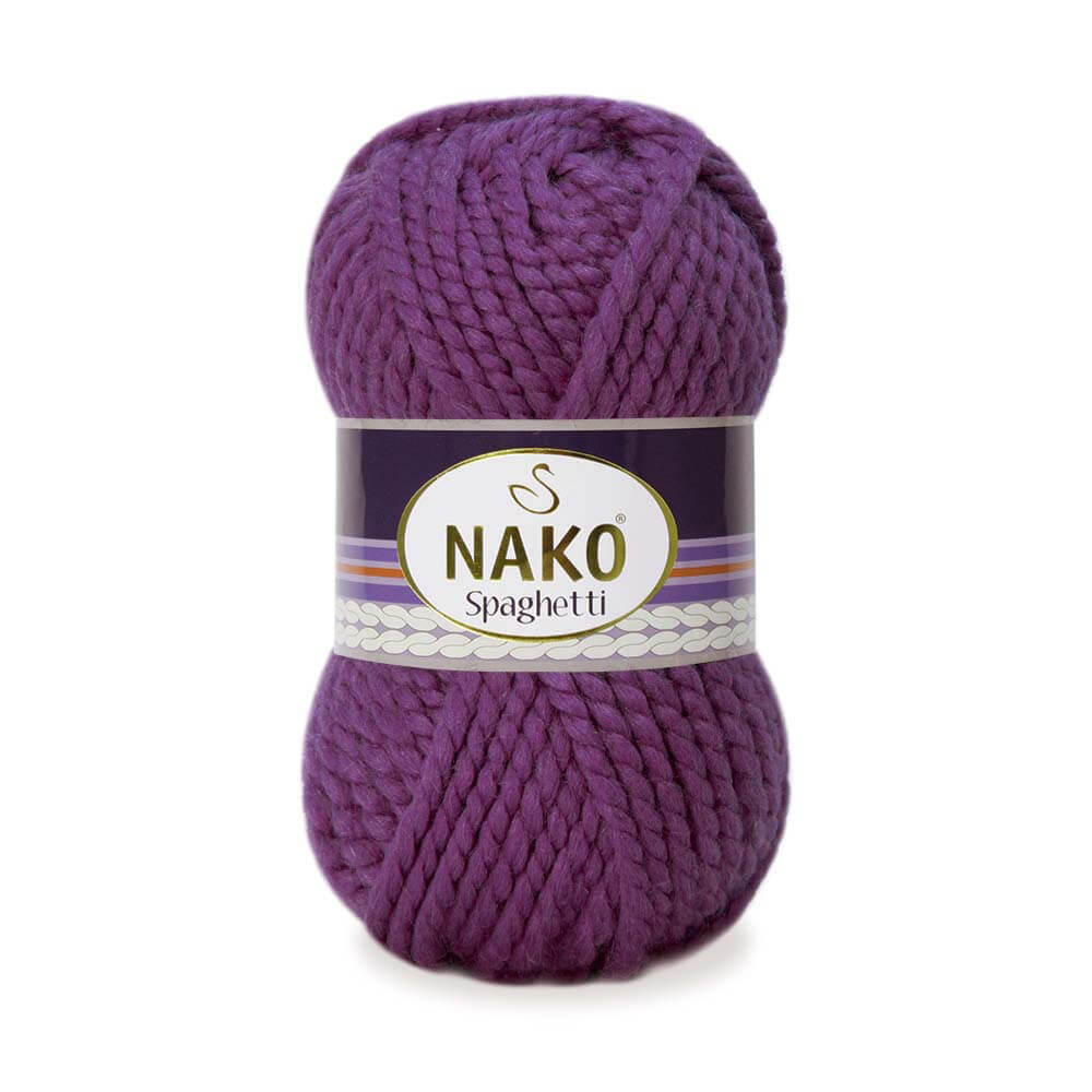 Nako Spaghetti Thick Chunky Yarn - Purple 3853