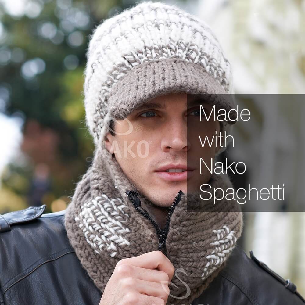 Nako Spaghetti Thick Chunky Yarn - Brown 6577