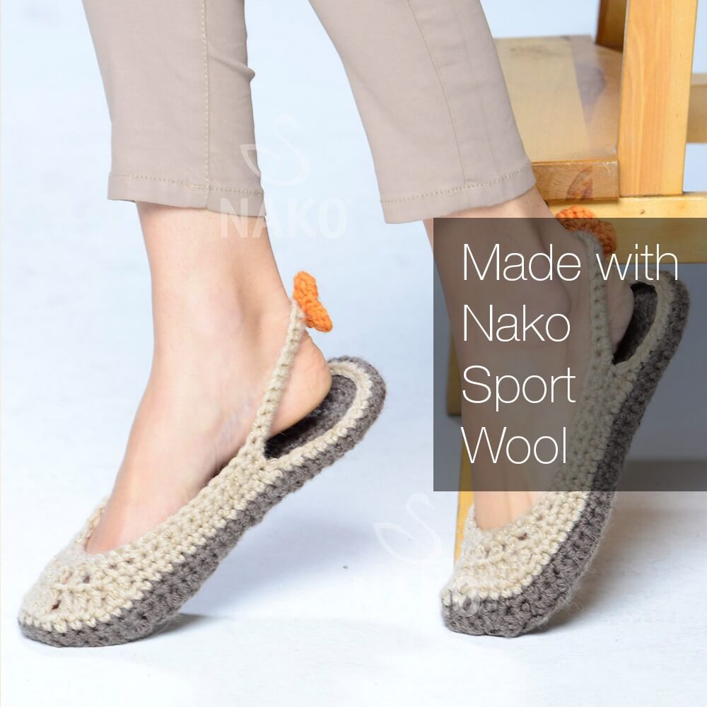 Nako Sport Wool Yarn - Mushroom 6383