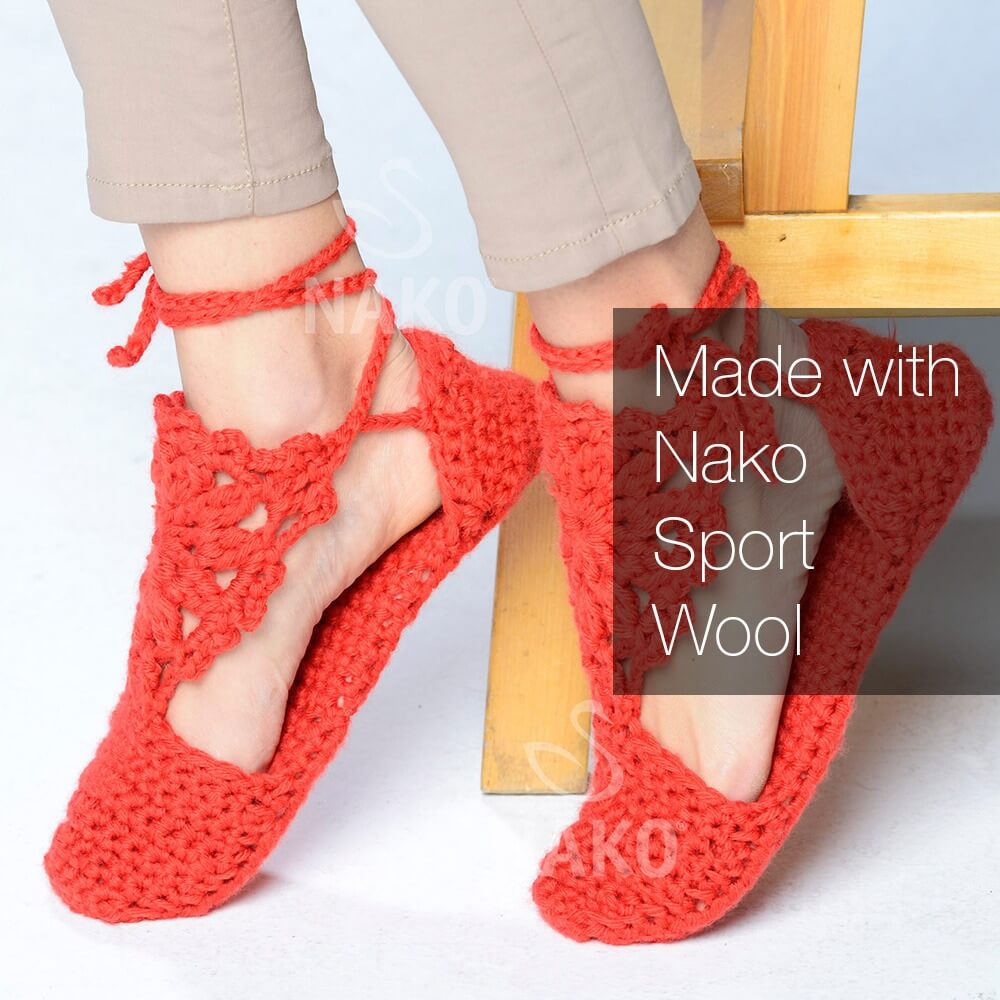 Nako Sport Wool Yarn - Light Grey Melange 195