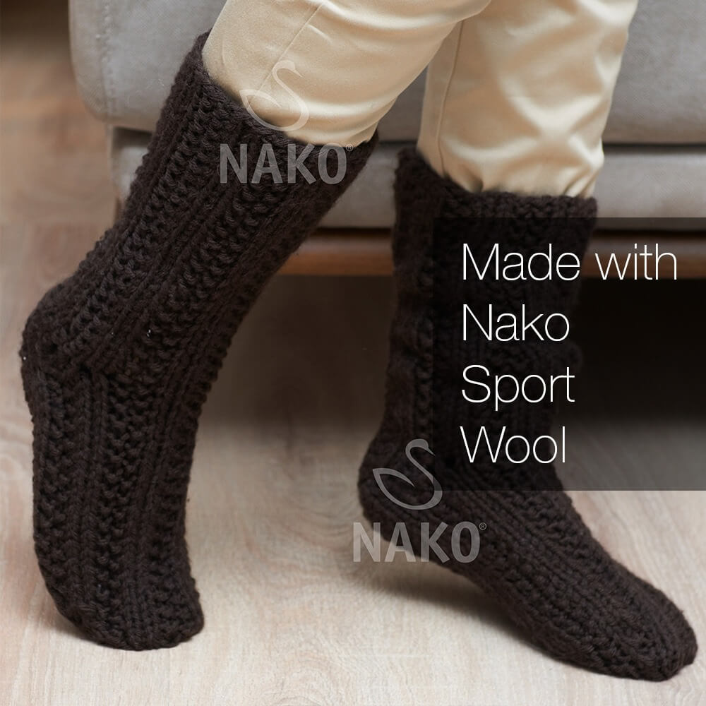 Nako Sport Wool Yarn - Magenta 6964