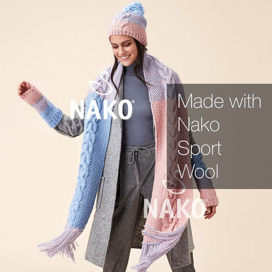 Nako Sport Wool Yarn - Brown 10126