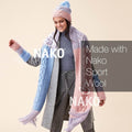 Nako Sport Wool Yarn - Denim Melange 11223