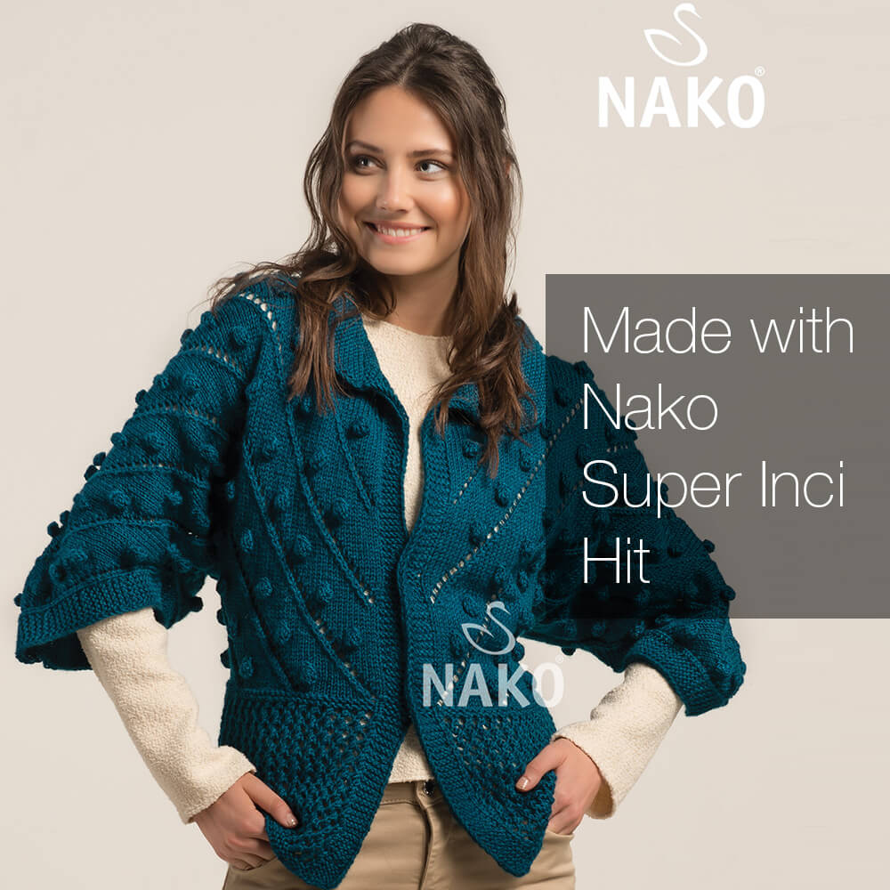 Nako Super Inci Hit Yarn - Green 4756