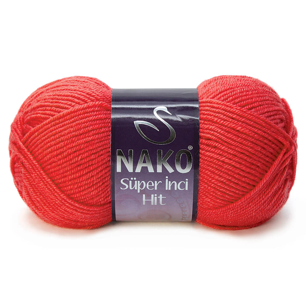 Nako Super Inci Hit Yarn - Red 10392
