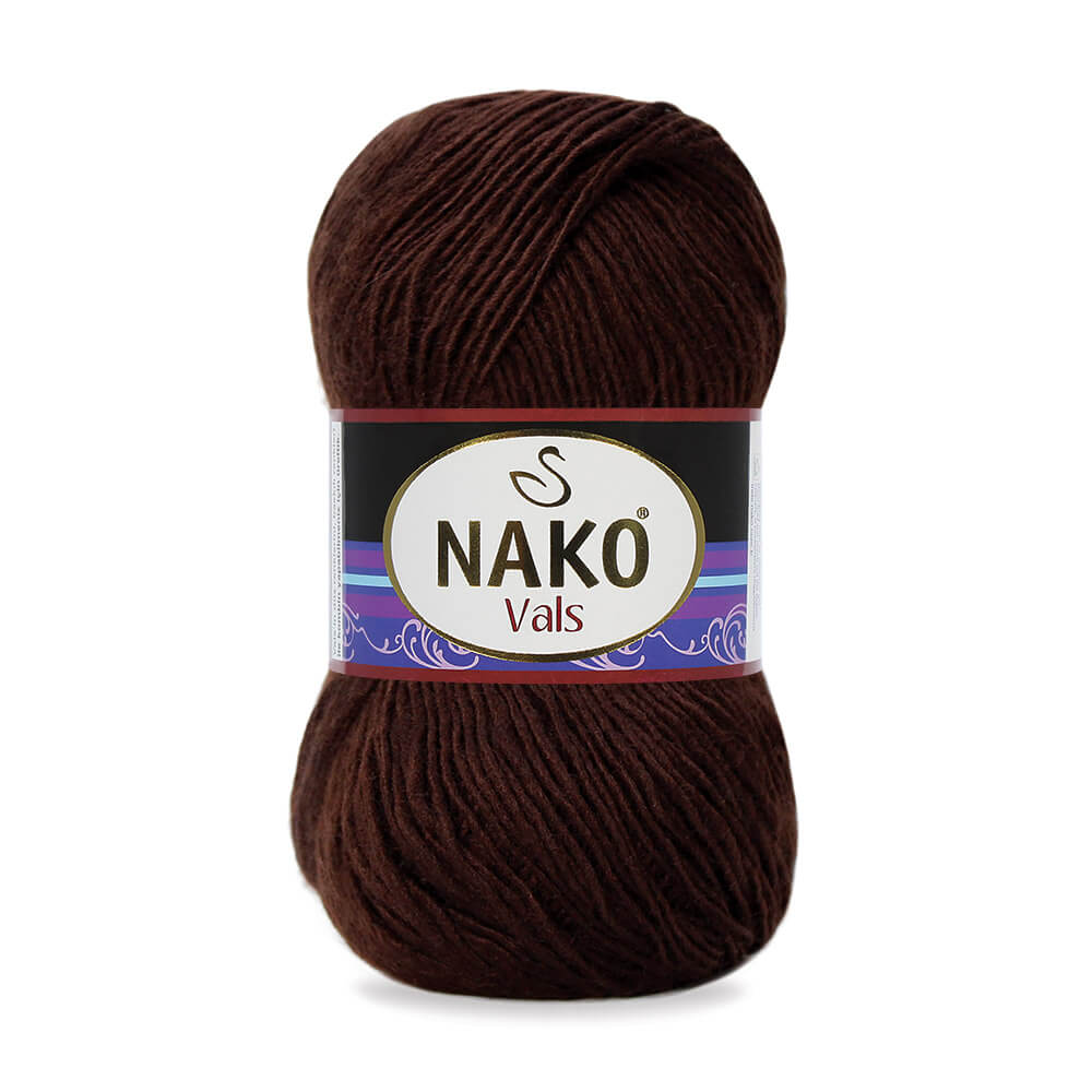 Nako Vals Yarn - Brown 1182