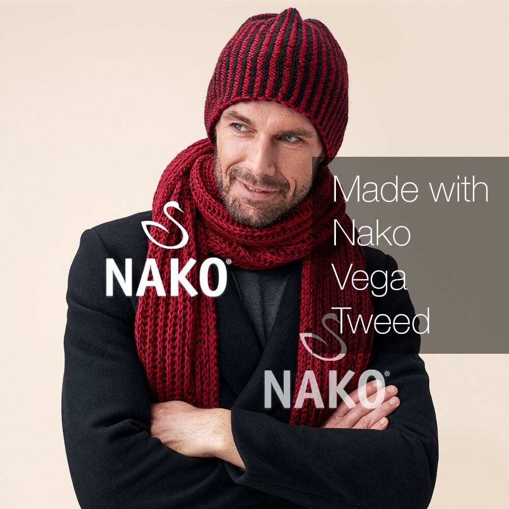 Nako Vega Tweed Yarn - Multi-Color 31753