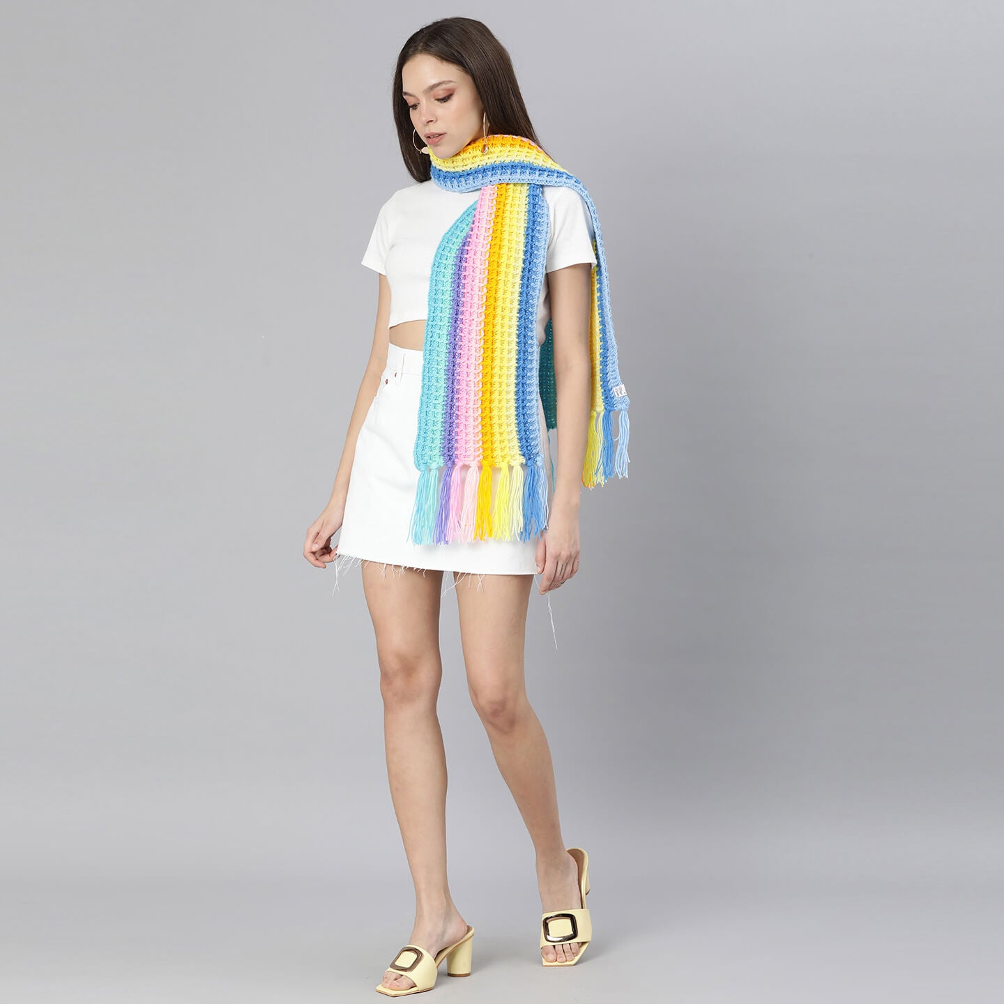 Pastel Stripes Scarf - 2960