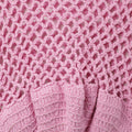Handmade Crochet Market Bag - Pink 3056