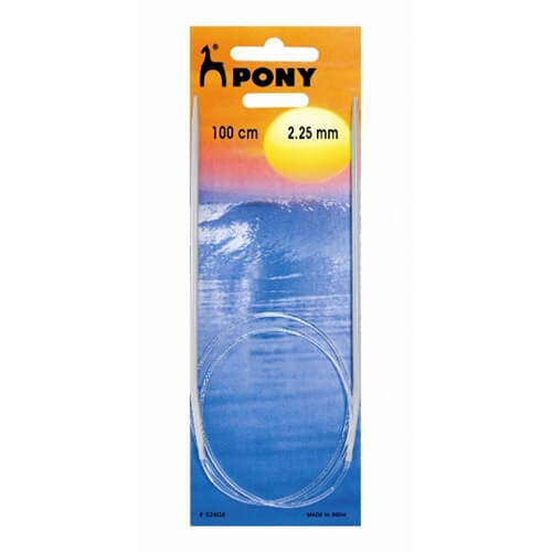 Pony Aluminium Circular Knitting Needle - 100 cm - 2 mm