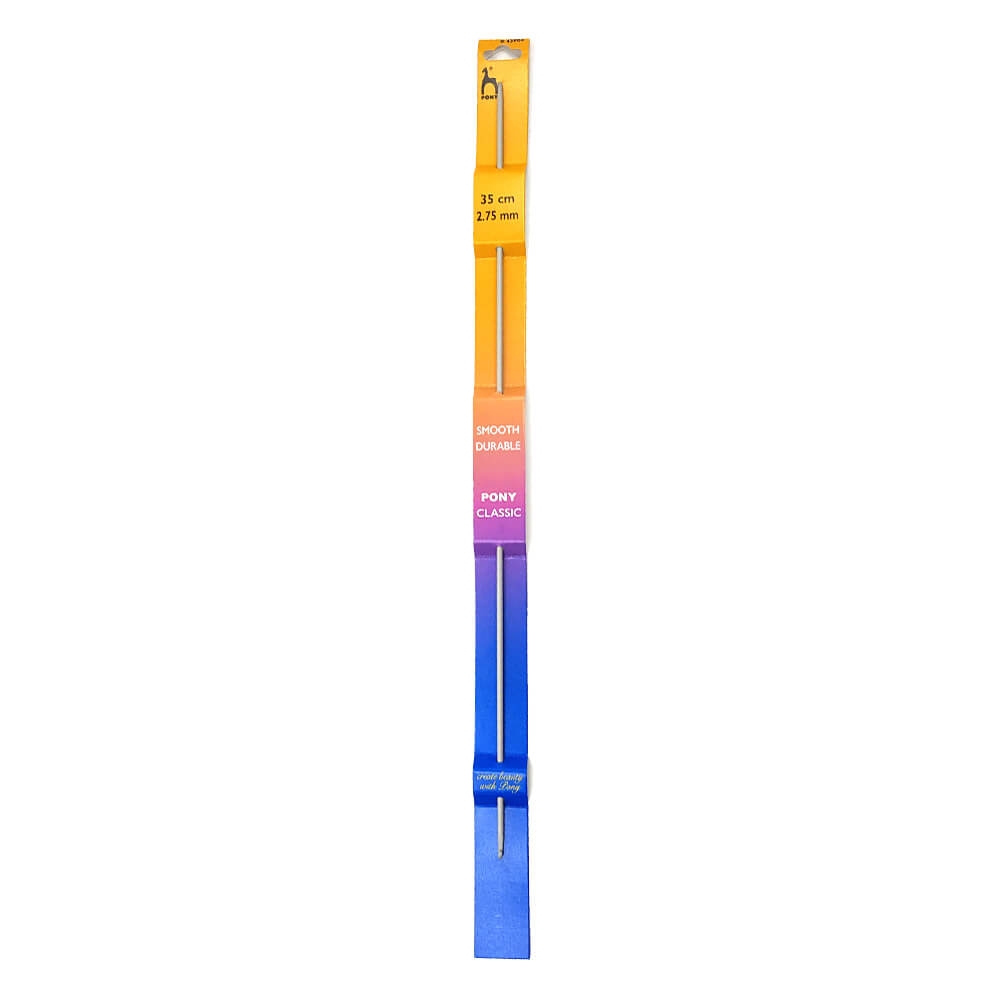 Pony Double Ended Tunisian Crochet Hook - 35 cm - 2.75 mm