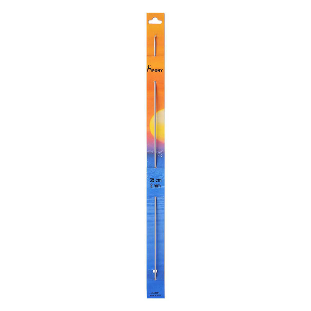 Pony Double Ended Tunisian Crochet Hook - 35 cm - 2 mm
