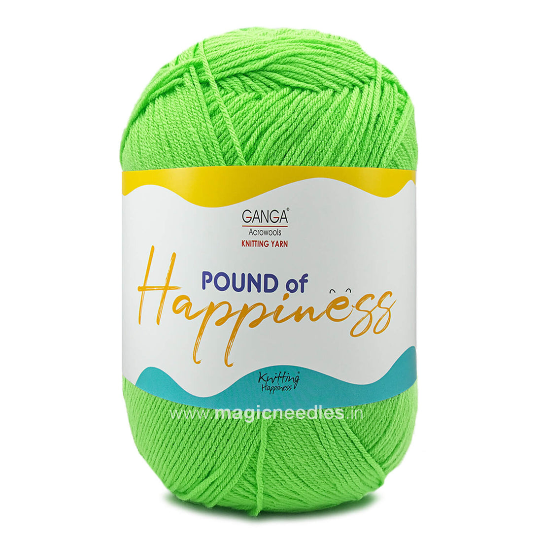 Ganga Pound of Happiness Yarn - Green POH016