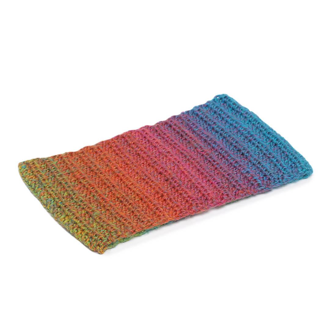 Rainbow Crochet Headband - Multi-Color 3161