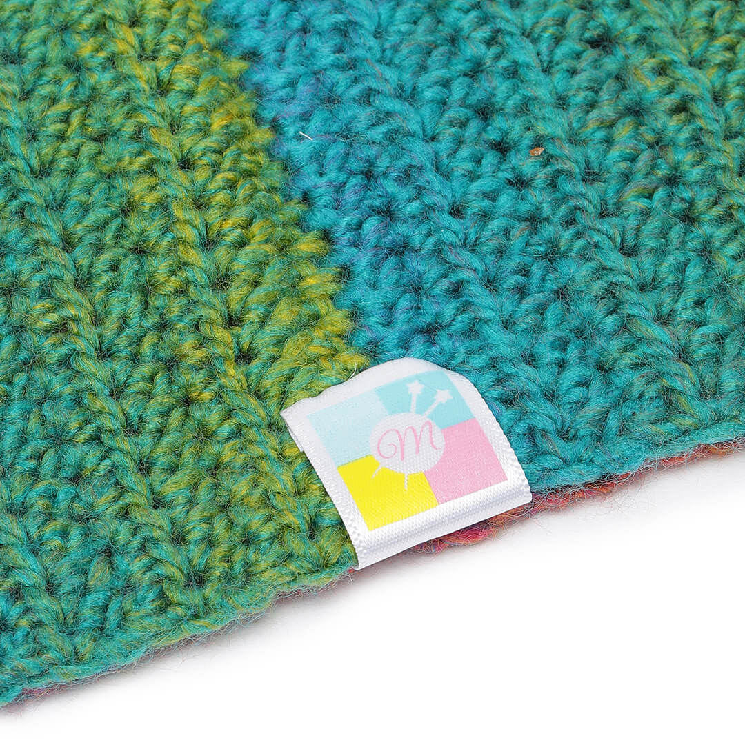 Rainbow Crochet Headband - Multi-Color 3161