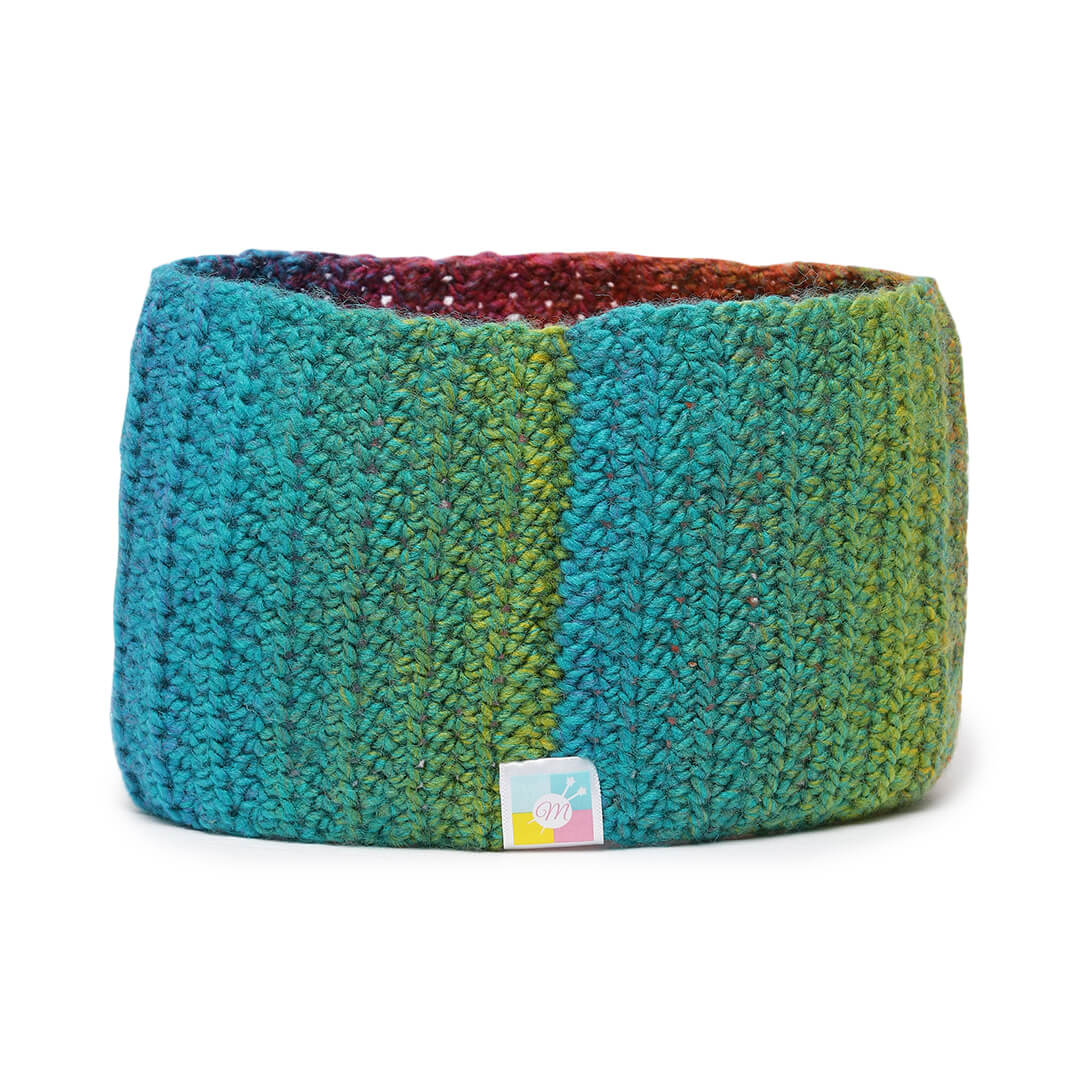 Rainbow Crochet Headband - Multi-Color 3161