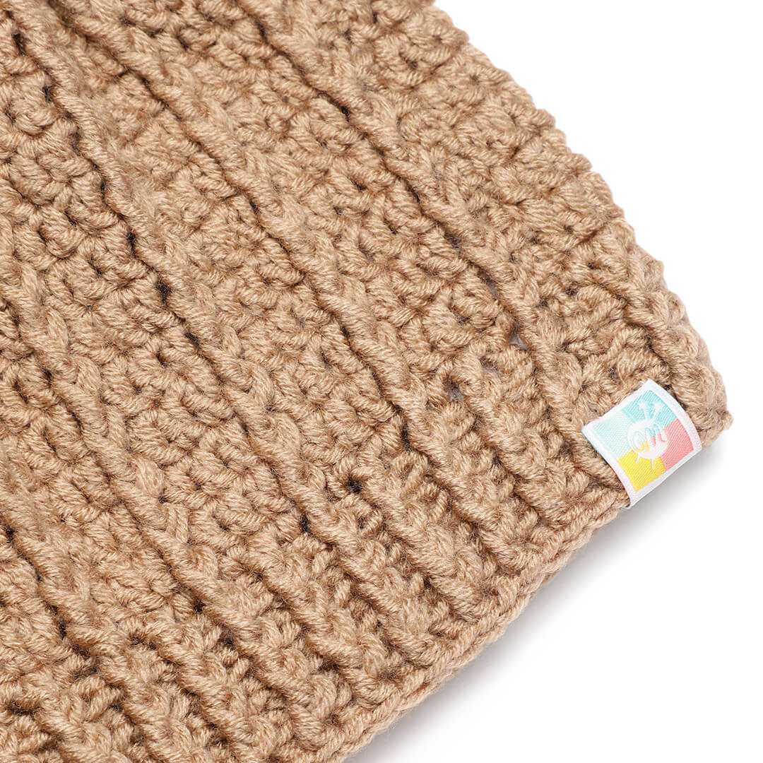 Ribbed Beanie - Khaki 3011