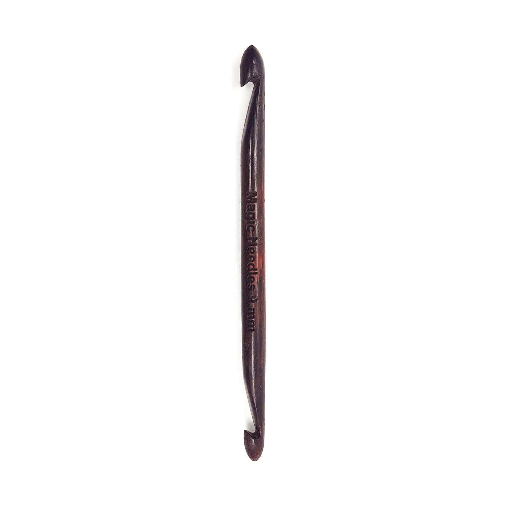 Rosewood Double Ended Crochet Hook - 9 mm