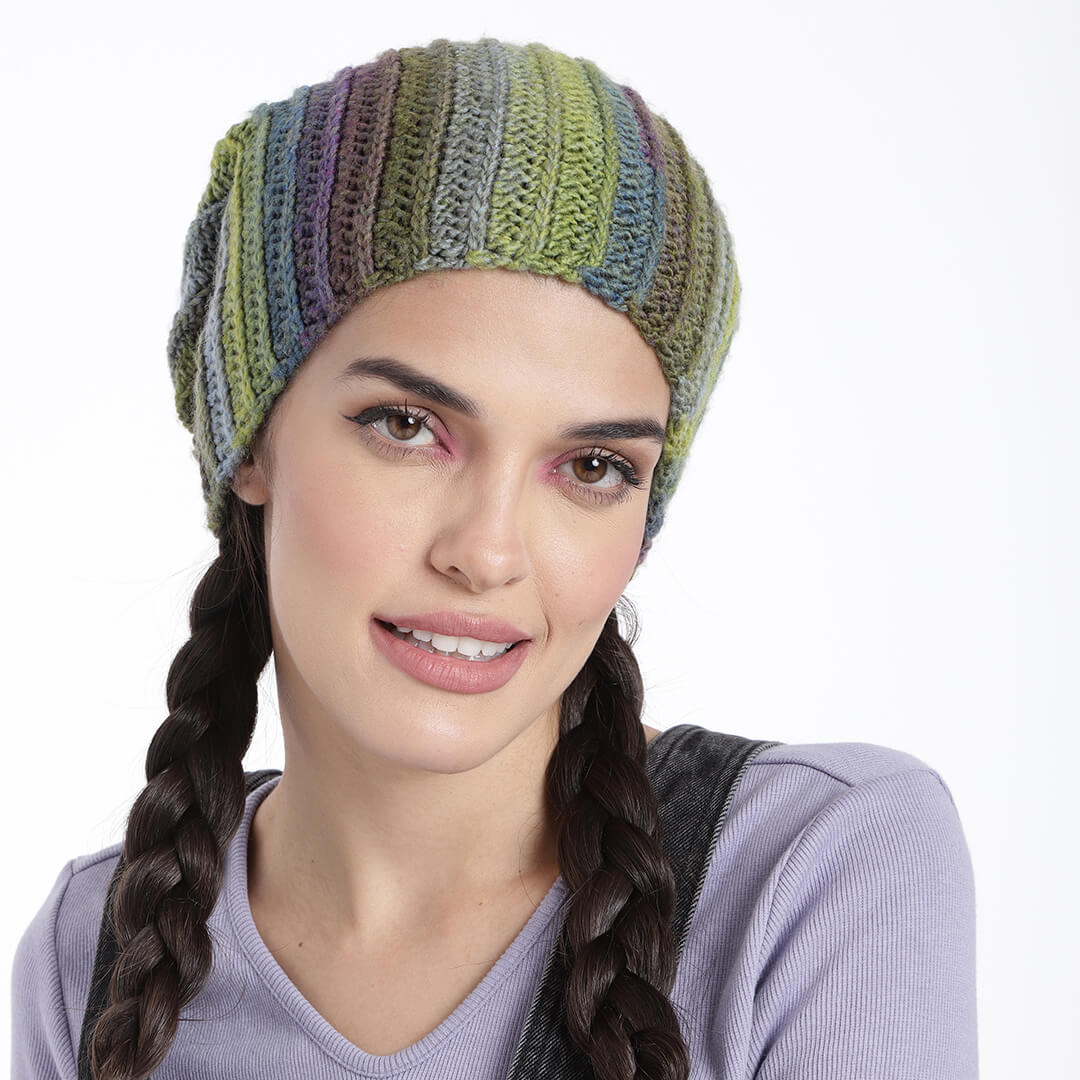 Self Striping Beanie - Multi Color 2983