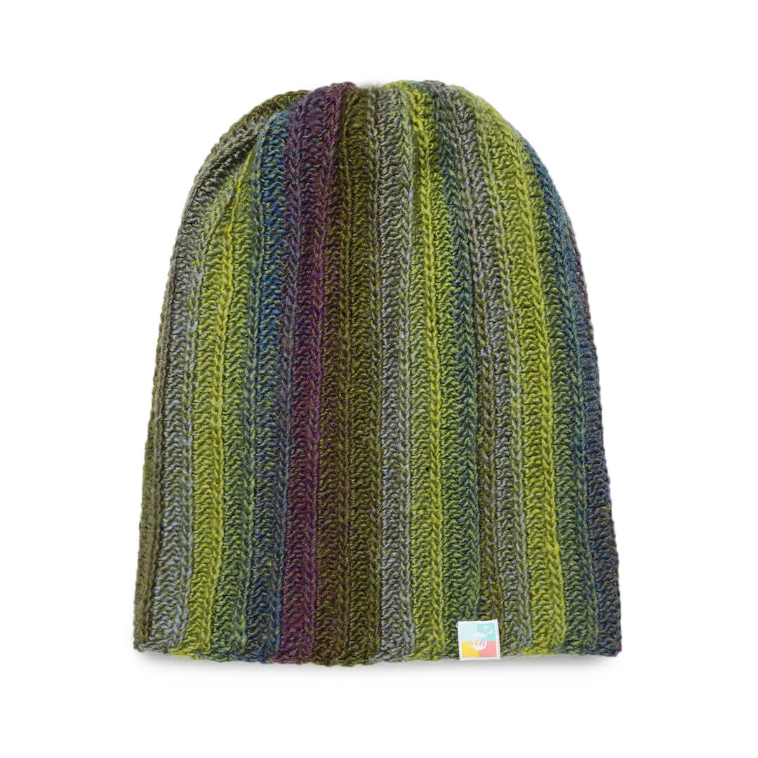 Self Striping Beanie - Multi Color 2983