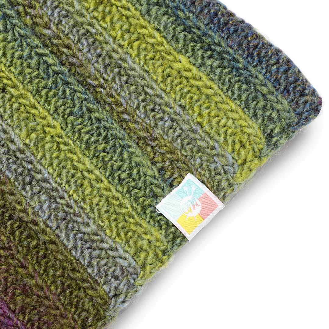 Self Striping Beanie - Multi Color 2983