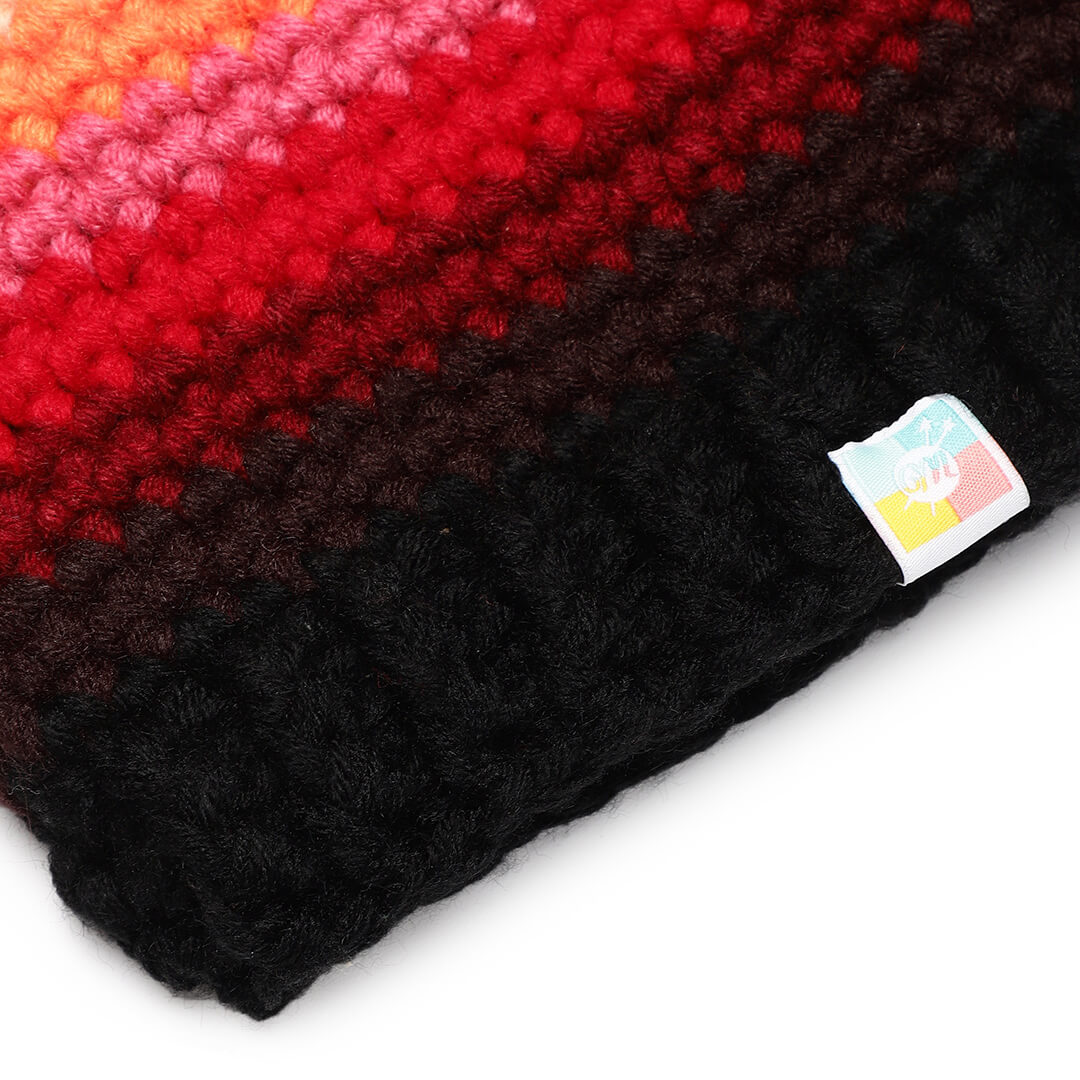 Self Striping Beanie - Multi Color 2985