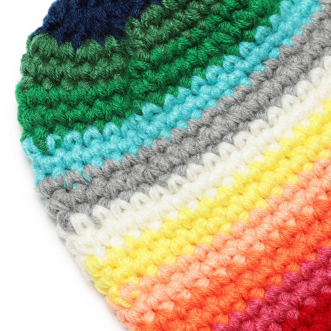Self Striping Beanie - Multi Color 2985