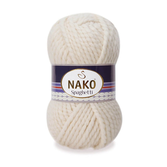 Nako Spaghetti Thick Chunky Yarn - Bone 288
