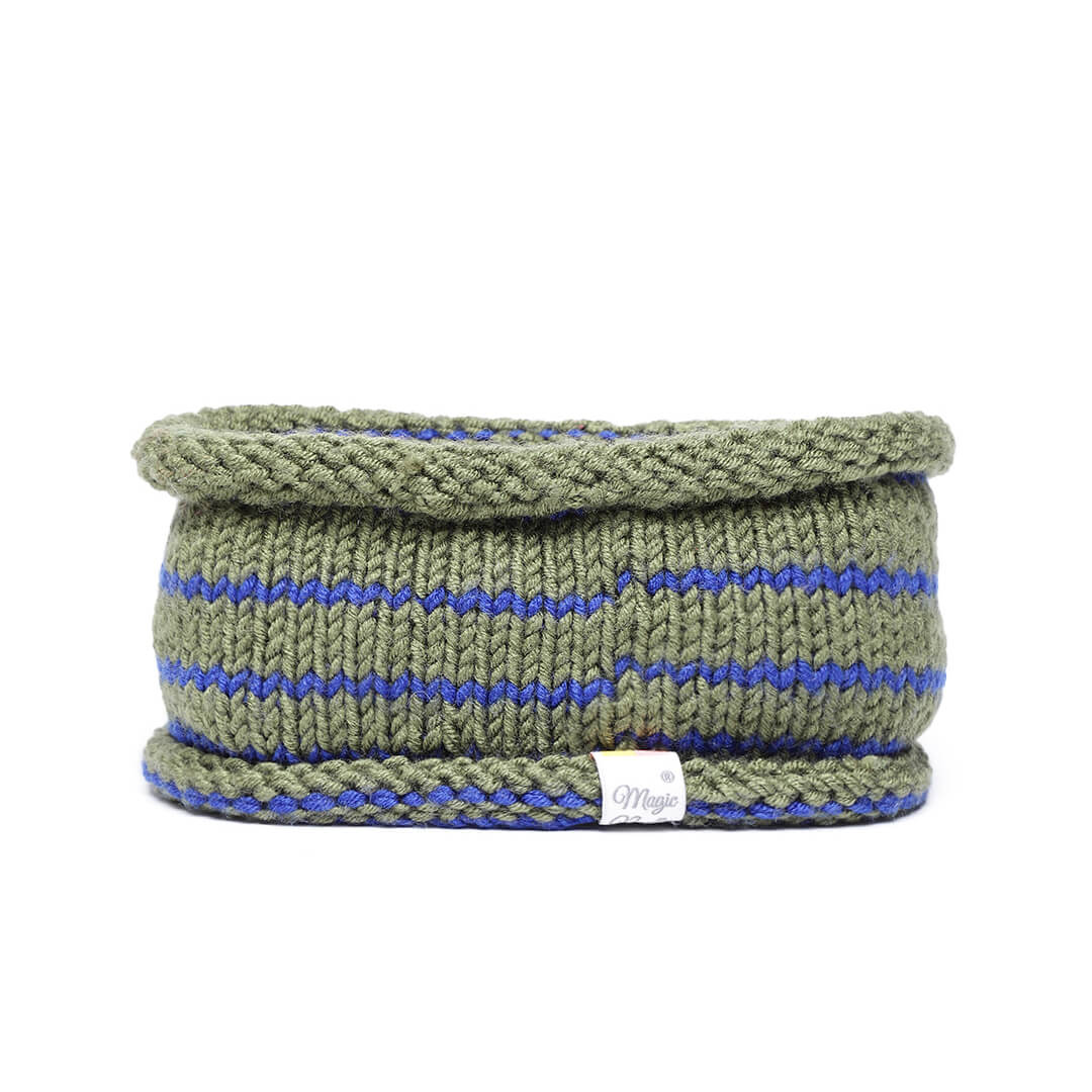 Striped Headband - Green, Blue 611