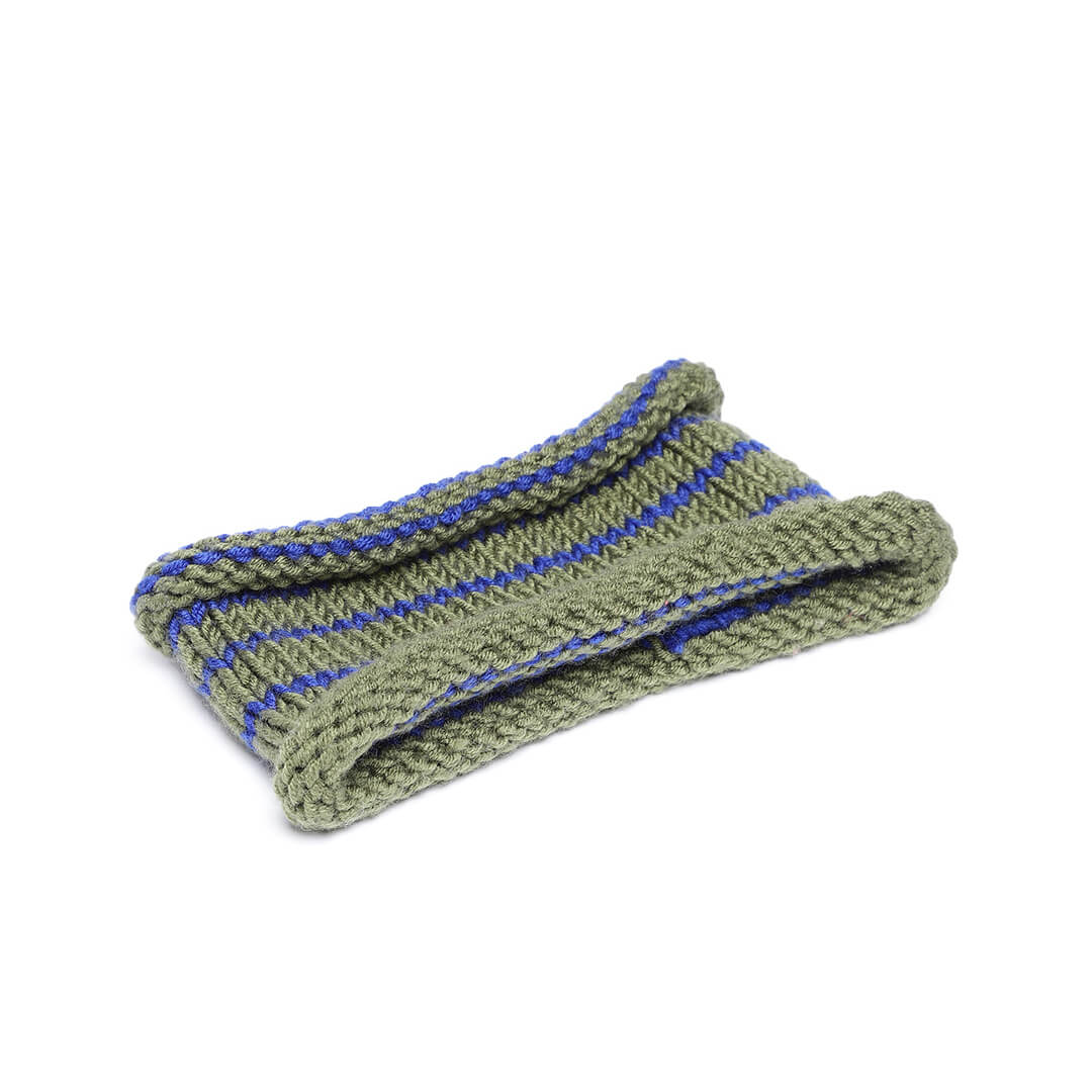 Striped Headband - Green, Blue 611