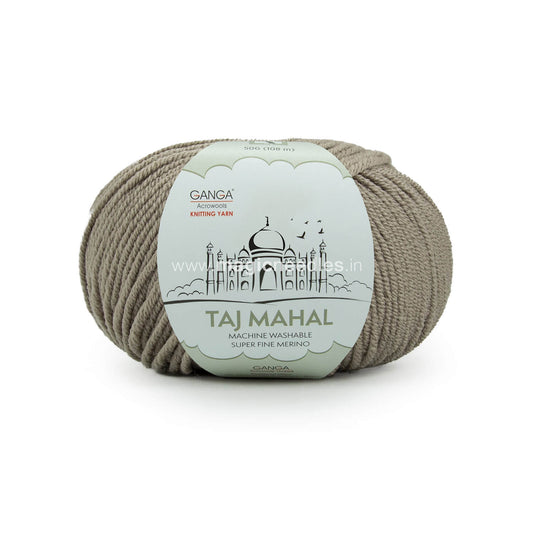 Taj Mahal 100% Super Fine Merino Wool - Grey TM01