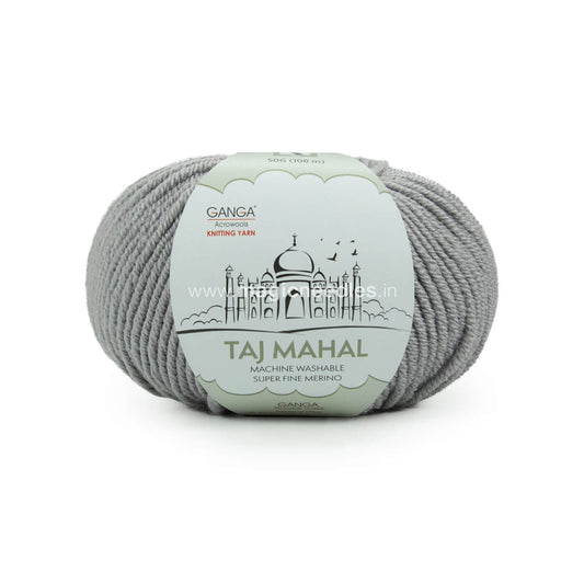 Taj Mahal 100% Super Fine Merino Wool - Grey TM03