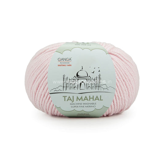 Taj Mahal 100% Super Fine Merino Wool - Pink TM14